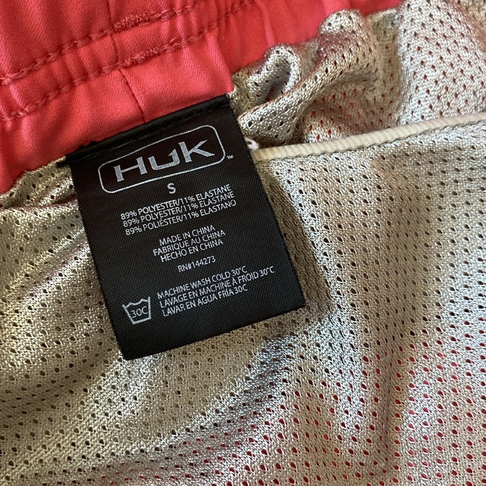 Pink HUK men’s swim Shorts - Picture 3 of 4